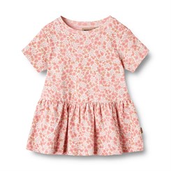 Wheat dress SS Birthe - Rose flowers